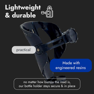 Water Bottle Holder for Bikes , ABC Cage - Any Bottle Cage, Adjustable Water Bottle Cage for Bicycles - Escondido eBike Super Shop