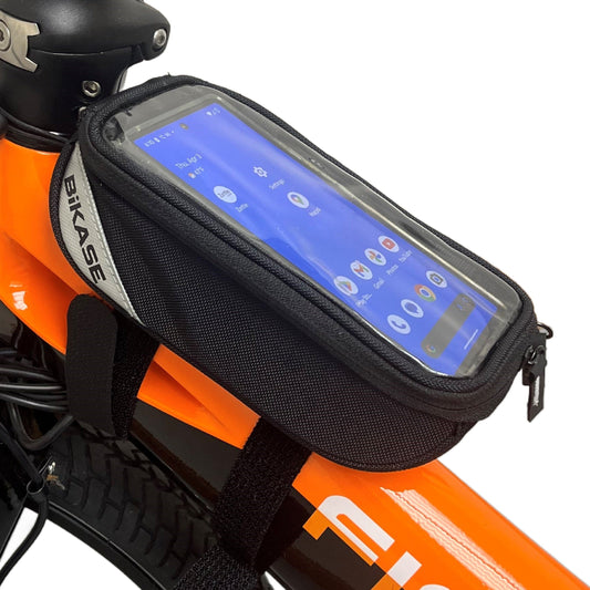 EBike Phone Holder – Beetle Phone Bag for Large Diameter Bike Frames