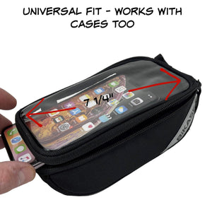 EBike Phone Holder – Beetle Phone Bag for Large Diameter Bike Frames - Escondido eBike Super Shop