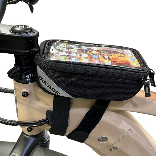 EBike Phone Holder – Beetle Phone Bag for Large Diameter Bike Frames - Escondido eBike Super Shop