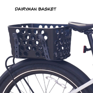 EBike Bicycle Basket, Dairyman Universal Rear Bicycle Basket, E - Bike Basket - Escondido eBike Super Shop