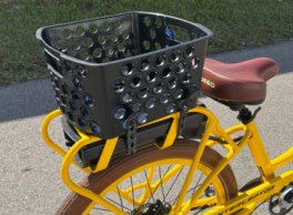 EBike Bicycle Basket, Dairyman Universal Rear Bicycle Basket, E - Bike Basket - Escondido eBike Super Shop