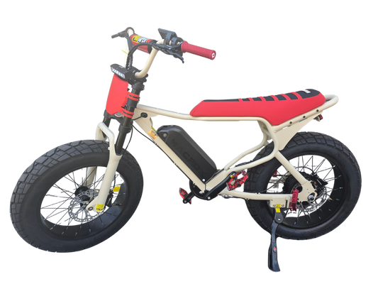 eBike Macfox X7 - Desert Beige - Baja Red GT - Ready to Ride