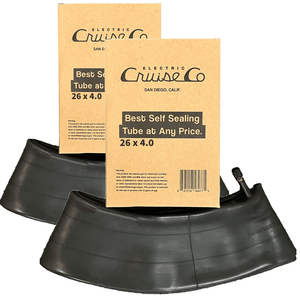 2 Pack - 26x4 Fat Tire Self Sealing Bicycle Tube - Heavy Duty E - Bike Tube - Accessories - 2Pk - 26x4T - U - BL eBike Super Shop