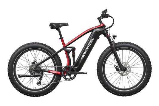 eBike Mokwheel Obsidian 2.0 Step Over Product Image Black & Red 1