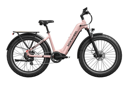 eBike Mokwheel Basalt 2.0 Step Thru Product Image Crystal Pink 1