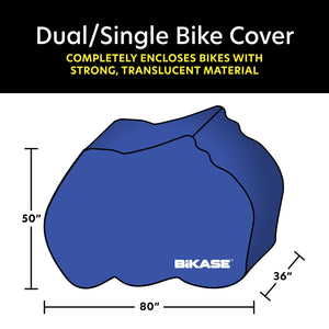 Dual or Single Ebike Cover Adjustable for 1 or 2 Bikes - Escondido eBike Super Shop