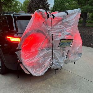 Dual or Single Ebike Cover Adjustable for 1 or 2 Bikes - Escondido eBike Super Shop