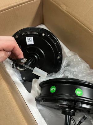 48V 500W Hengtai Ebike Hub Motor - 26" for Ebike Conversion or Replacement - Electric Bike Motor - Parts - 210000001001 eBike Super Shop