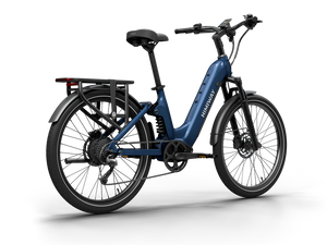 Himiway A7 eBike in Midnight Blue, side view, product image 4
