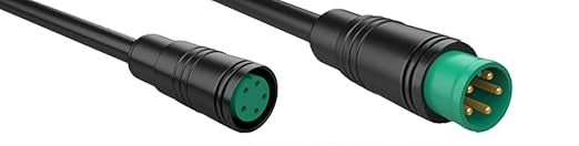 eBike Electrical Cable Julet 5 Pin Connector eBike Extension Cable M/F - 8"
