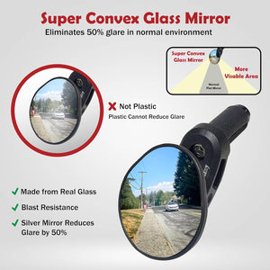 Rocket Drop Down Handlebar Mirror - Escondido eBike Super Shop