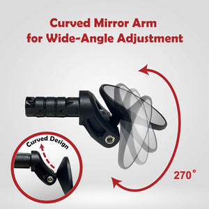 Rocket Drop Down Handlebar Mirror - Escondido eBike Super Shop