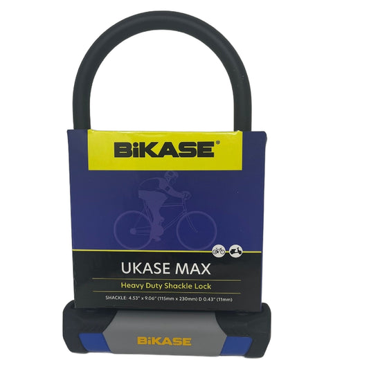 UKASE MAX - Heavy Duty Shackle Lock - Shackle: 4.53" x 9.06" (115mm x 230mm) Dia 0.43" (11mm)