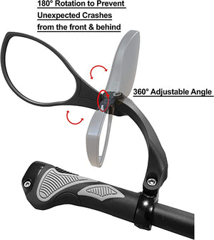 Handle Bar Mirror HD Glass (LH) - Escondido eBike Super Shop