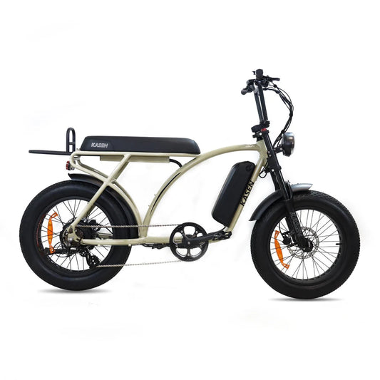Kasen Kabbit Classic eBike in sand color, side view, displayed on a white background