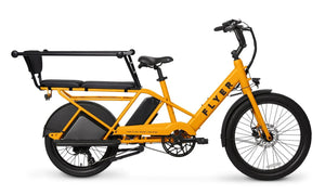 Black RADIO FLYER Via 500w Step Thru electric cargo eBike with 24x2.4 street tires, product image, model 5408176