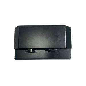 Heybike V1 electric bike battery, black rectangular design with visible power indicator and handle, displayed on a white background.