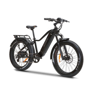 Black Kasen Ranger ST 2.0 Step Thru eBike side view against a white background