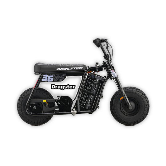 eMOTO Stomp Ebox Dragster - Black