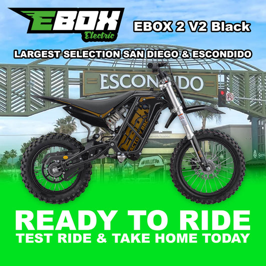 eMOTO Stomp Ebox 2.0 V2 - Black - Ready to Ride