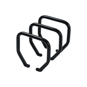 Close-up view of the Revi Passenger eBike handlebar, showing ergonomic grips and integrated control components against a plain background.