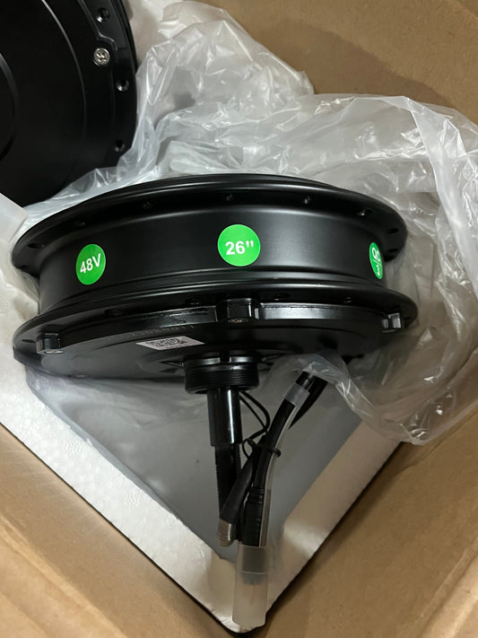 48v 500w Hengtai Ebike Hub Motor - 26" for Ebike Conversion or Replacement - Electric Bike Motor