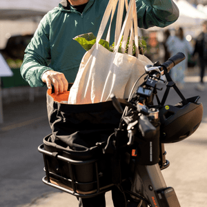 Large Basket Roll Top Liner - Escondido eBike Super Shop eBike Store in North County San Diego