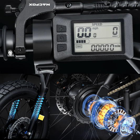 eBike Macfox X7 - Desert Beige - Ready to Ride - Escondido eBike Super Shop eBike Store in North County San Diego