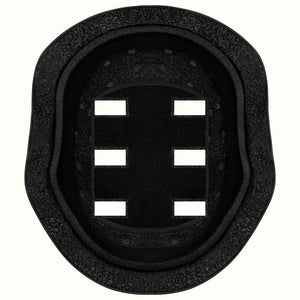Matte black Retrospec Dakota eBike and skate helmet, size 7, shown in product image.