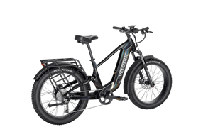 Velotric Nomad 2X High Step eBike in Obsidian color, side view, displayed against a plain background