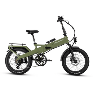 Pine Green LECTRIC XP4 500W Step Over eBike, side view, product image