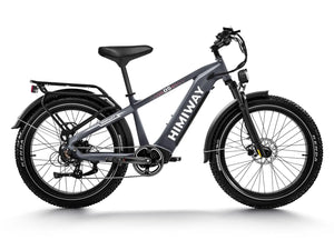 Himiway D5 Pro step-over electric fat tire eBike in Space Gray, side view