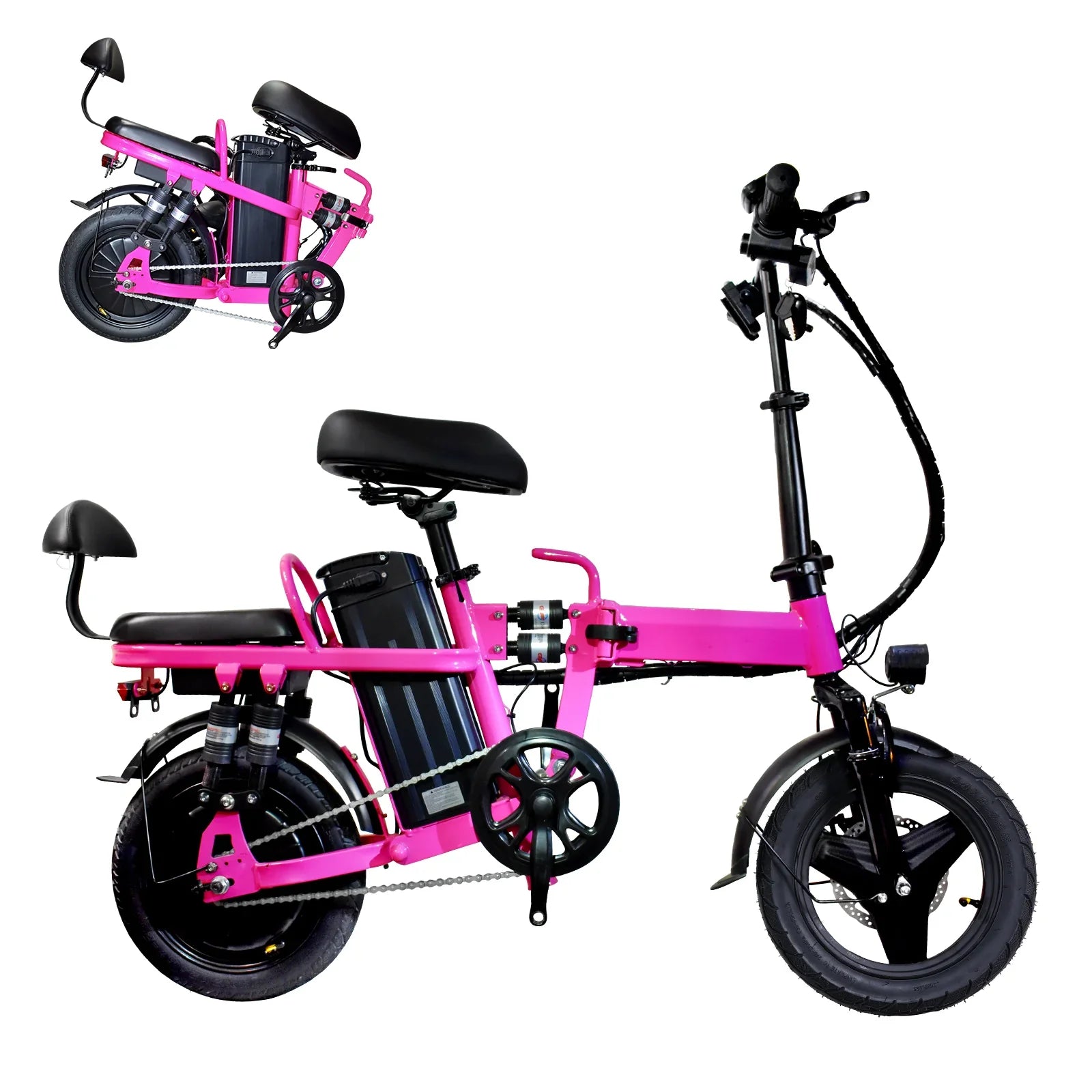 eBike Alilife A9 Happy Folding Bike - Pink