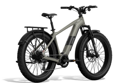 Aventon Aventure M electric bike in Basalt color, side view, displayed on a white background
