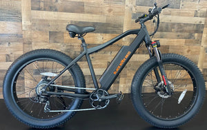 BlackRock Island Warrior Electric Bike 750W – Fat Tire Mountain Ebike - Mountain eBike - REVI|BLACK|3017 eBike Super Shop