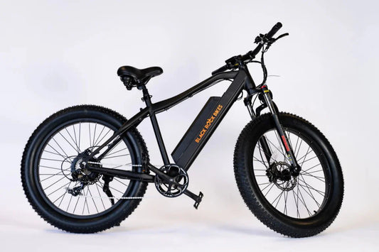 BlackRock Island Warrior Electric Bike 750W – Fat Tire Mountain Ebike - Mountain eBike - REVI|BLACK|3017 eBike Super Shop