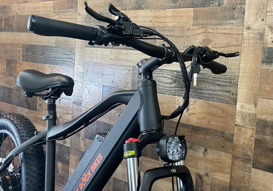 BlackRock Island Warrior Electric Bike 750W – Fat Tire Mountain Ebike - Mountain eBike - REVI|BLACK|3017 eBike Super Shop