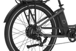 BLIX Sol X Electric Beach Cruiser eBike - Step Over 750 w Electric Commuter eBike - Cruiser - BLIX|GRAY|2883 eBike Super Shop