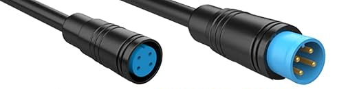 eBike Electrical Cable Julet 4 Pin Connector eBike Extension Cable M/F - 8"