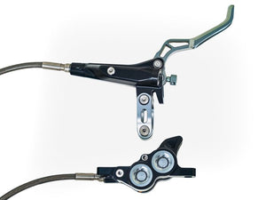 Black Stomp Ebox Megalith Performance Brake Kit, complete brake set displayed on a white background