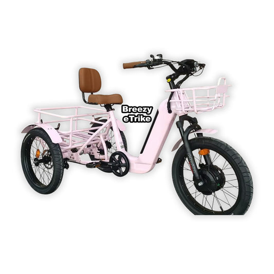 eBike Breezy Electric Trike - Pink - In Box
