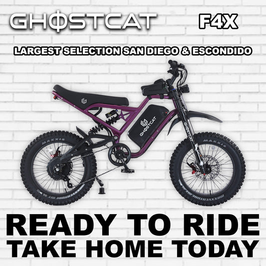 GhostCat F4X - Dark Purple - Ready to Ride -- Ready to Ride graphic