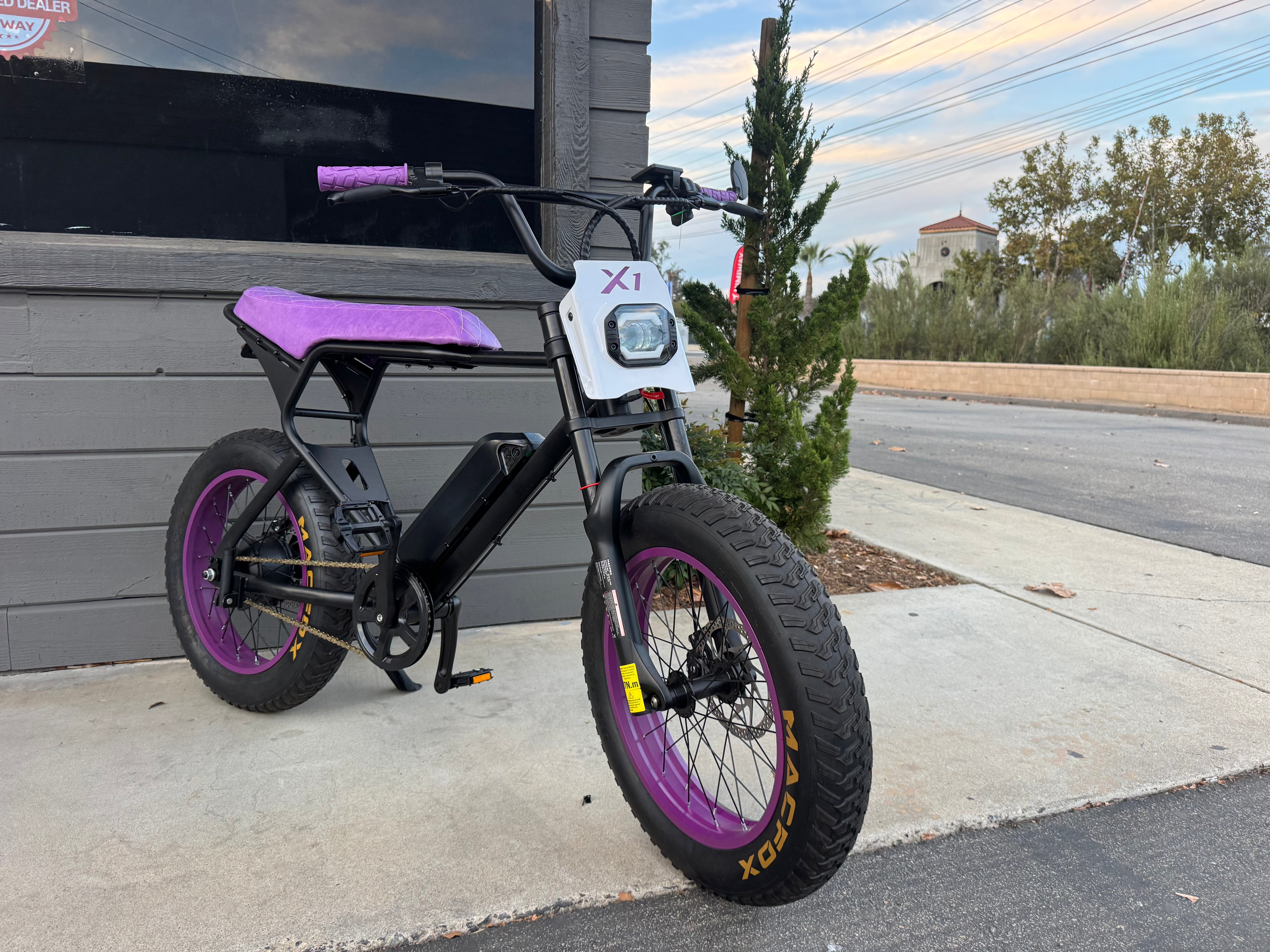 Buy eBike Macfox X1S - Purple - Ready to Ride Online - In Stock Now