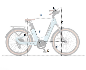 Eclio Lumeo 2 Size Guide chart displaying measurements for different sizes, including bust, waist, hip, and length, with labeled columns and rows for easy comparison.