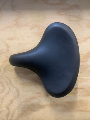 Classic Beach Cruiser Bike Seat with Metal Springs Extra Wide Bicycle Saddle - Black - Parts - 210000001289 eBike Super Shop