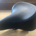 Classic Beach Cruiser Bike Seat with Metal Springs Extra Wide Bicycle Saddle - Black - Parts - 210000001289 eBike Super Shop