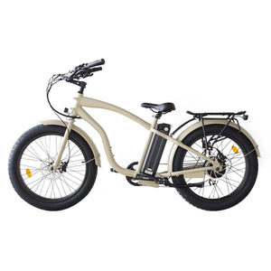 Coastal Cruiser 52v 24 Over 750W Step Over Ebike 24x3 Fat Tire Fat Tire Cruiser - Fat Tire eBike - COAST|FATT|SAND|0011 eBike Super Shop