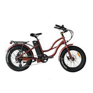Coastal Cruiser 52v 24 Thru 750W Step Thru Ebike 24x3 Fat Tire Fat Tire Cruiser - Fat Tire eBike - COAST|FATT|WHITE|0003 eBike Super Shop