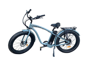 Coastal Cruiser 52v 26 Over 750W Step Over Ebike 26x4 Fat Tire Cruiser - Fat Tire eBike - COAST|FATT|GREY|0012 eBike Super Shop